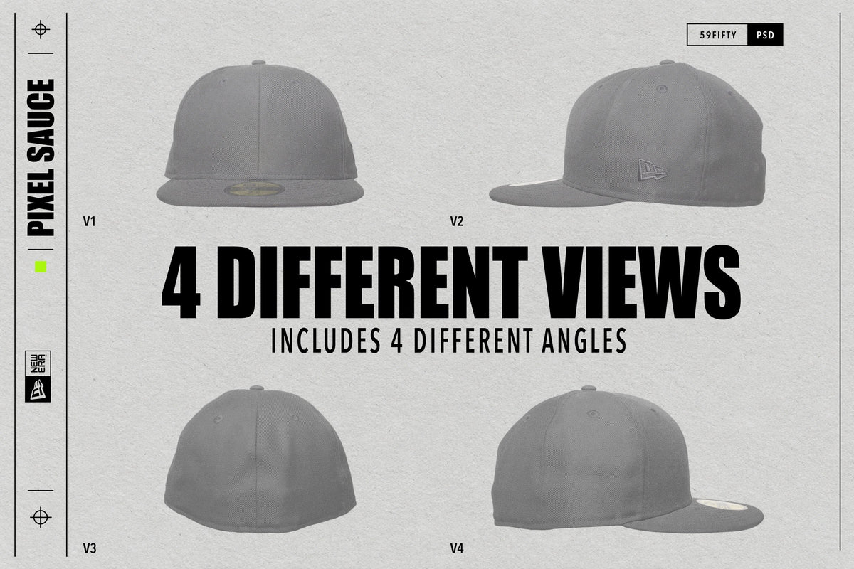 New Era 59Fifty Classic Fitted Hat mockup image 4
