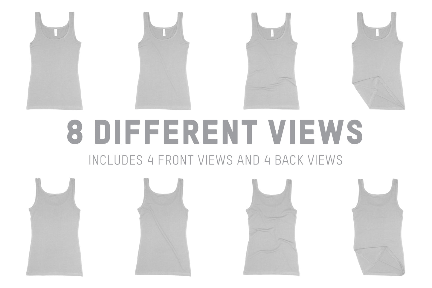 Next Level 3533 Women's Jersey Tank Mockups