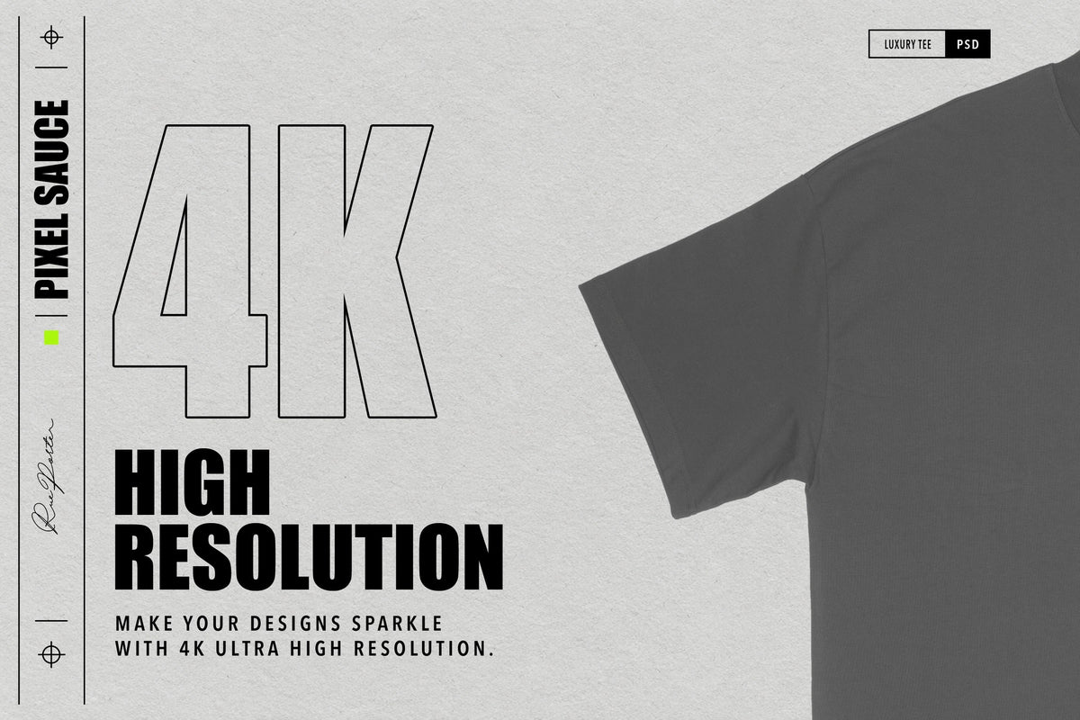 Rue Porter Ultra Luxury Tee mockup image 3