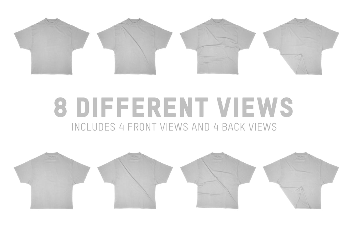 Rue Porter Oversized Mock New Tee Mockups