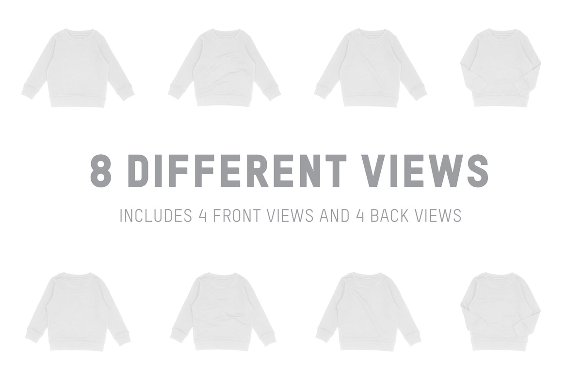 Stanley/Stella Mini Changer Kid's Sweatshirt Mockups