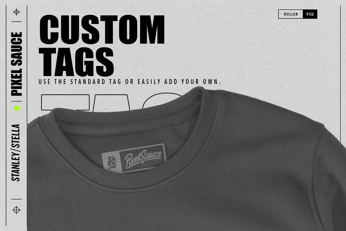 Stanley/Stella Roller Crewneck Sweatshirt Mockups