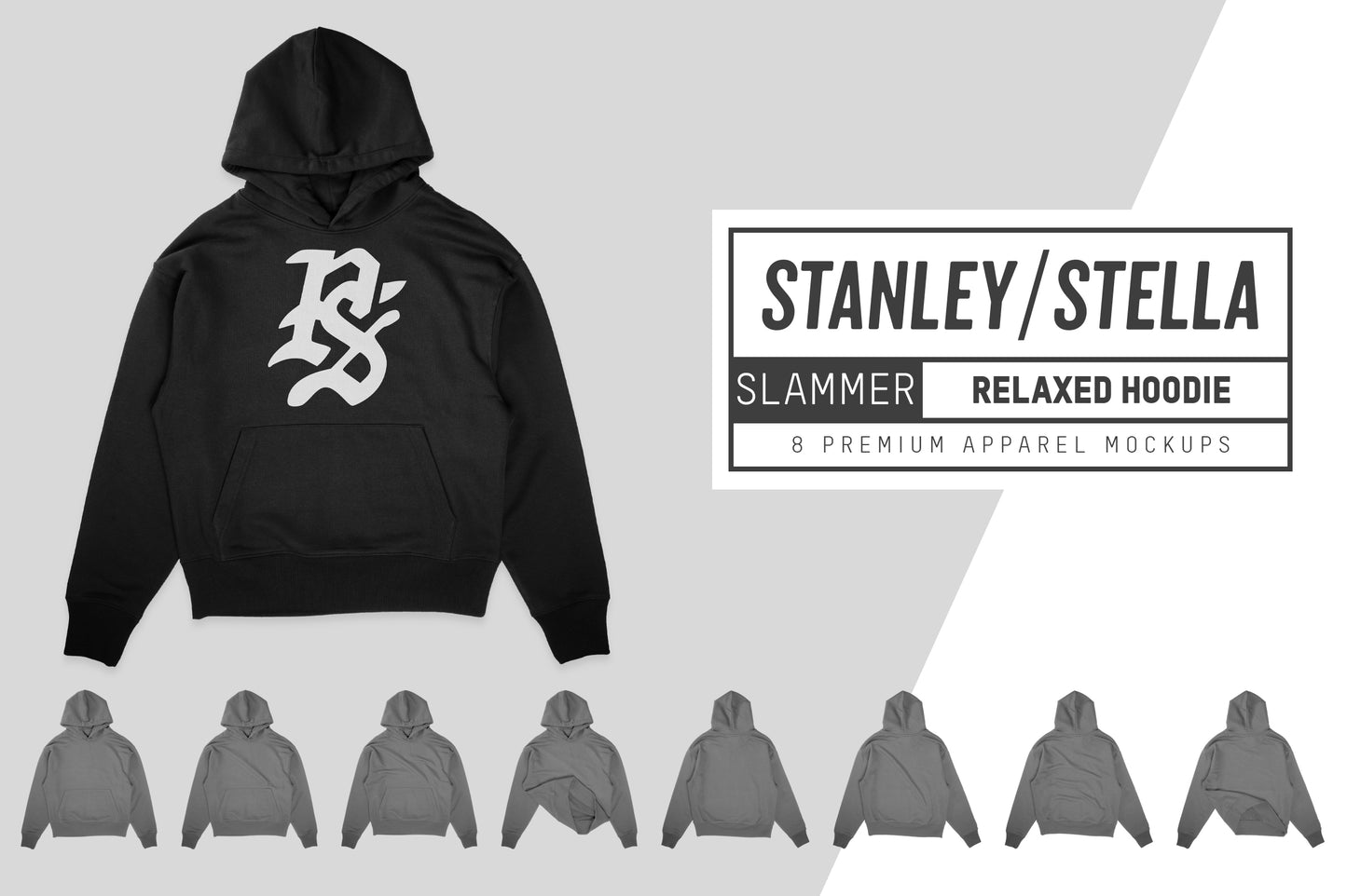 Stanley/Stella Slammer Hoodie Mockups