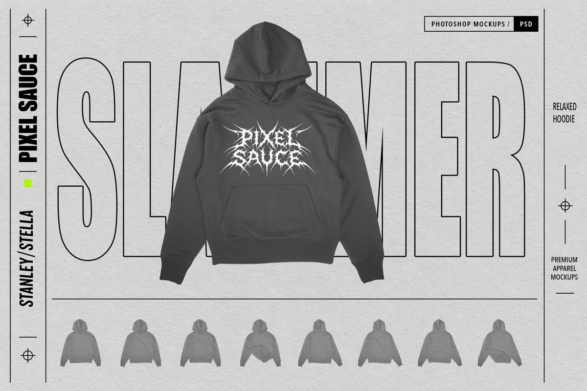 Stanley/Stella Slammer Hoodie Mockups