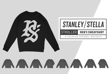 Stanley/Stella Stroller Men's Sweatshirt Mockups