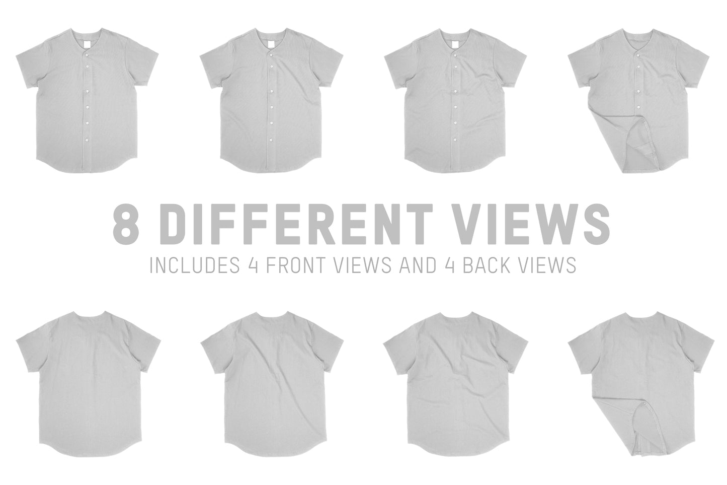 Shaka Wear 7.5oz Baseball Jersey Mockups