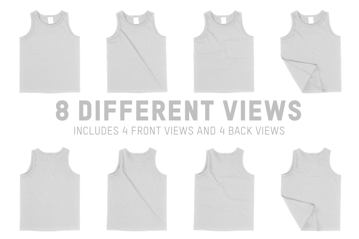 Shaka Wear 6oz Kid's Tank Top Mockups