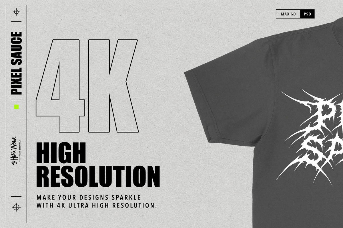 Shaka Wear Max Heavyweight Garment Dye T-Shirts mockup image 3