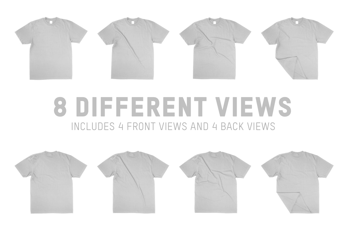 Shaka Wear 6.5oz Retro Heavyweight T-Shirt Mockups