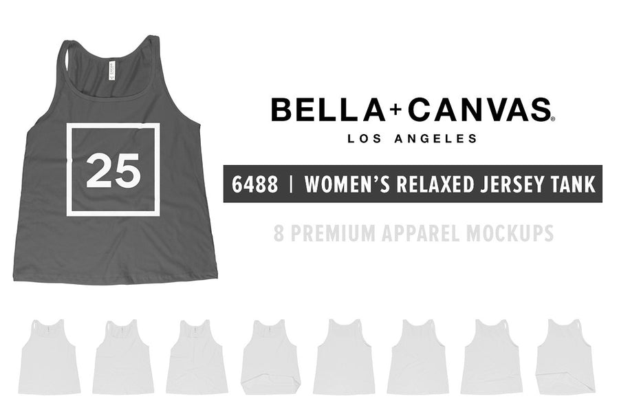 Bella Canvas 6488 Women's Tank Mockups
