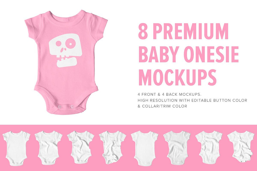 Premium Baby Shirt/Onesie Mockups