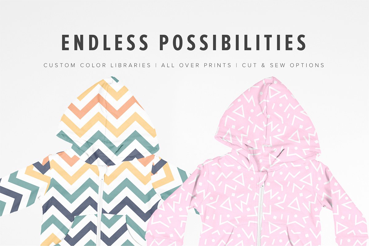 Premium Kid's Zip-Up Hoodie Mocks