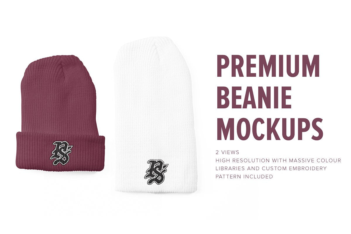 Premium Beanie Mockups