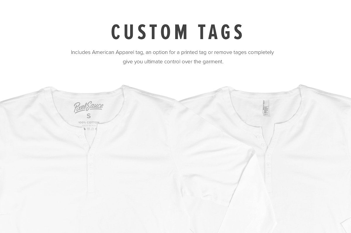 Premium Henley Shirt Mockups