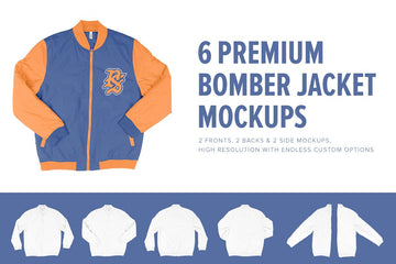 Premium Letterman Jacket Mockups