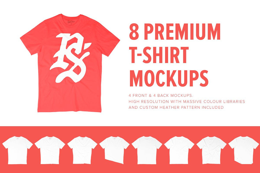 Premium Unisex T-Shirt Mockups