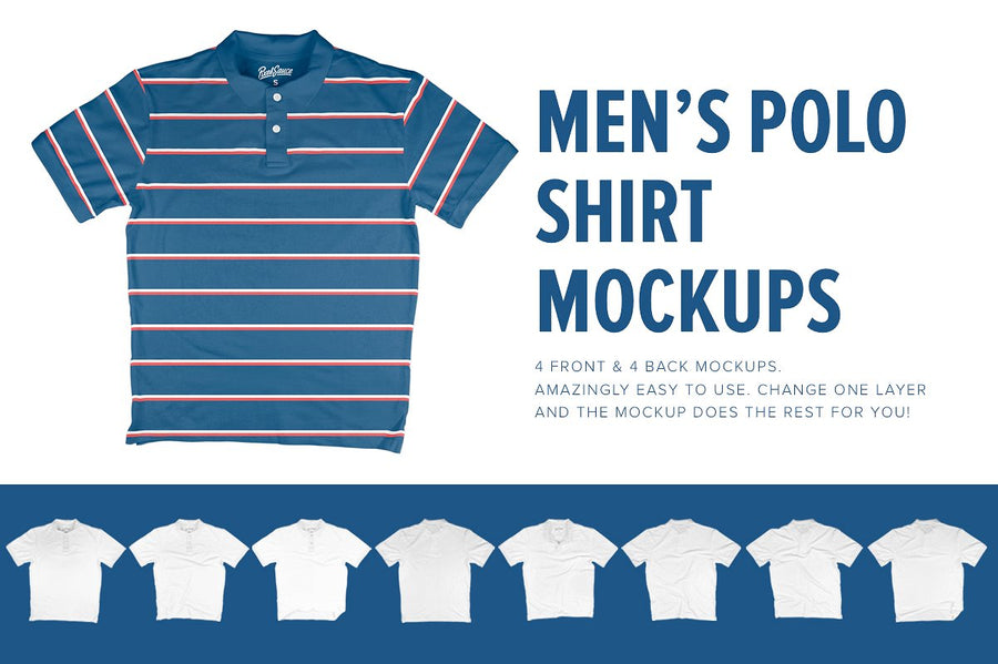 Premium Polo Shirt Mockups