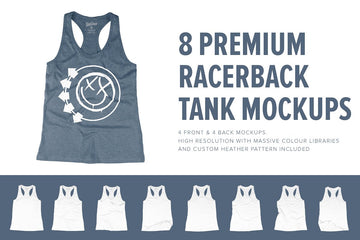 Premium Racerback Tank Mockups