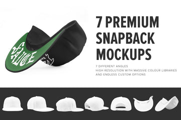 Premium Snapback Mockups
