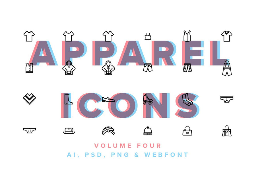 Clothes & Apparel Icons Vol 04