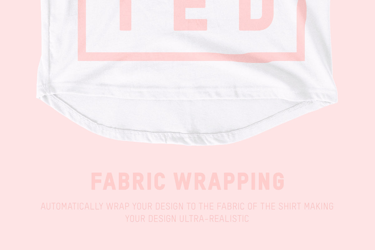 Bella + Canvas 3006 Long Urban T-Shirt Mockups