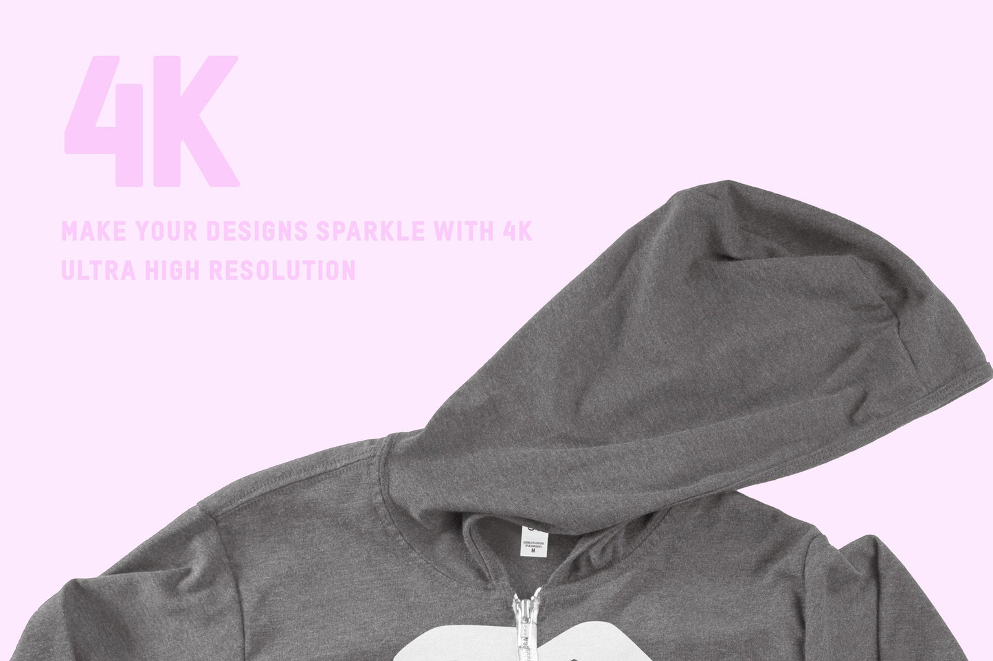 Bella + Canvas 3939 Zip-Up Hoodie Mockups