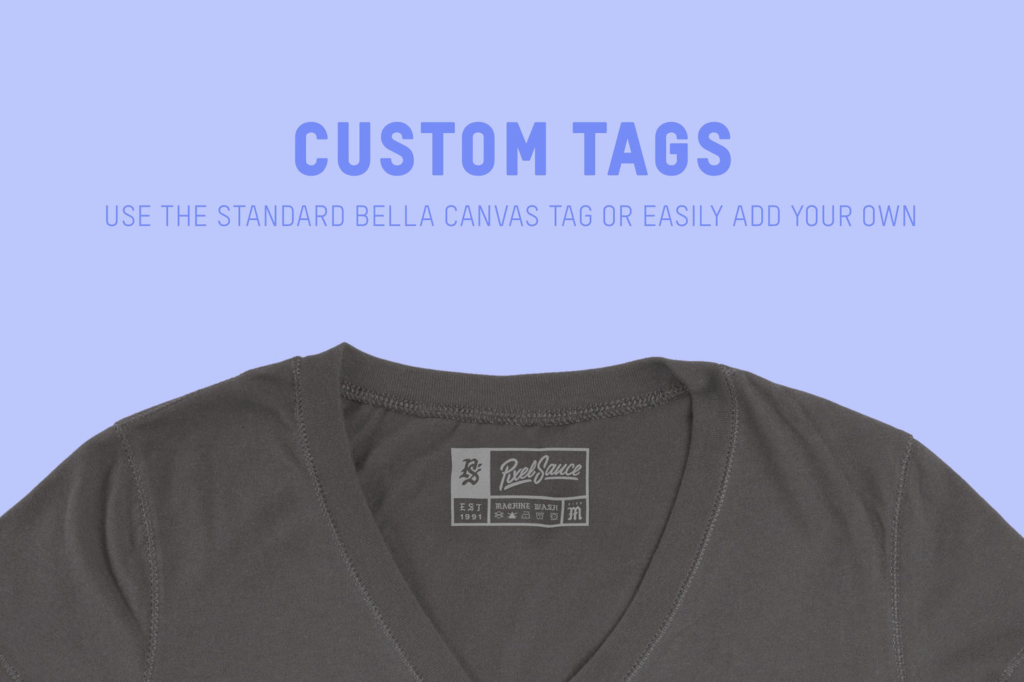 Bella + Canvas 6005 Women's V-Neck Mockups