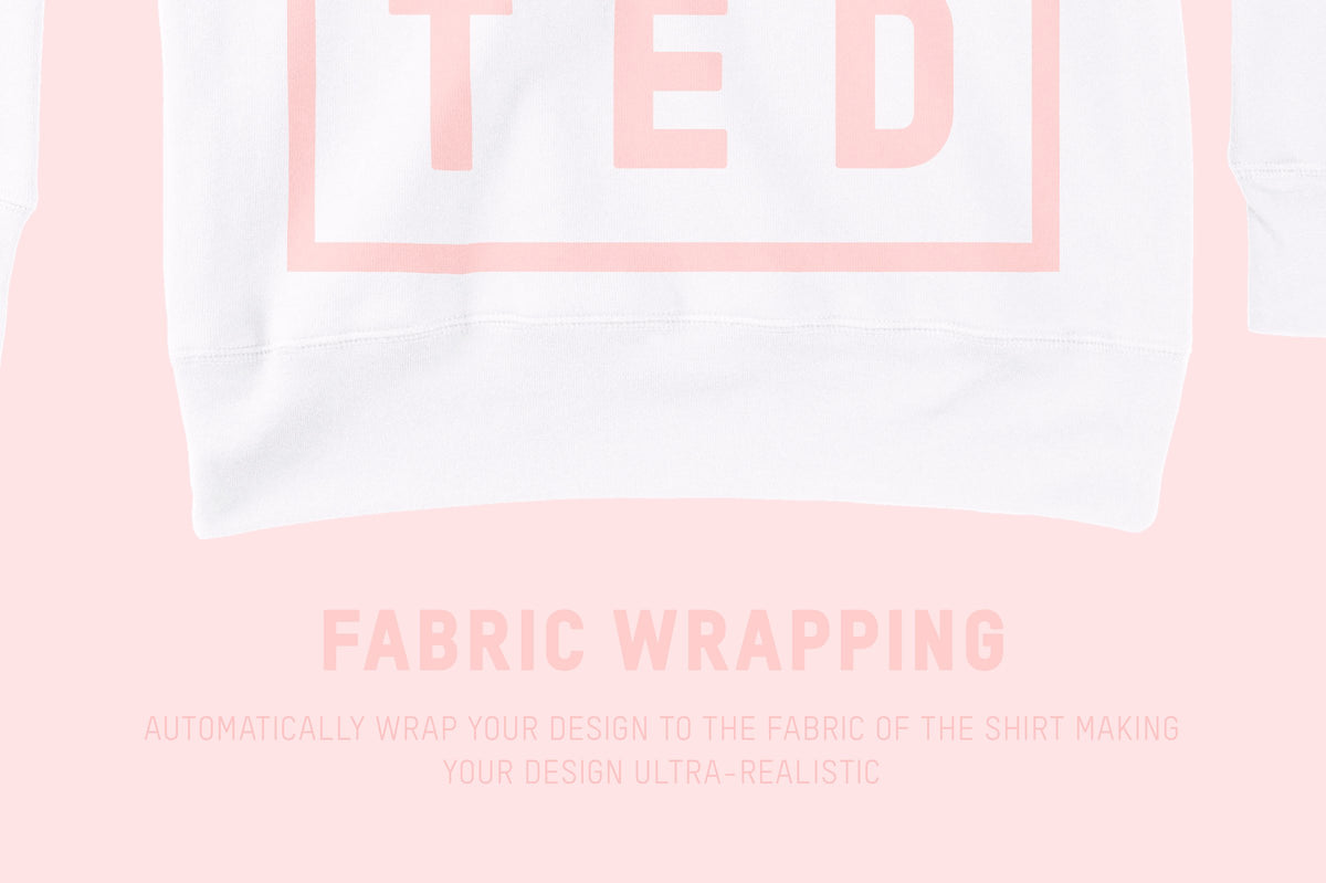 Bella + Canvas 7501 Women's Sweatshirt Mockups
