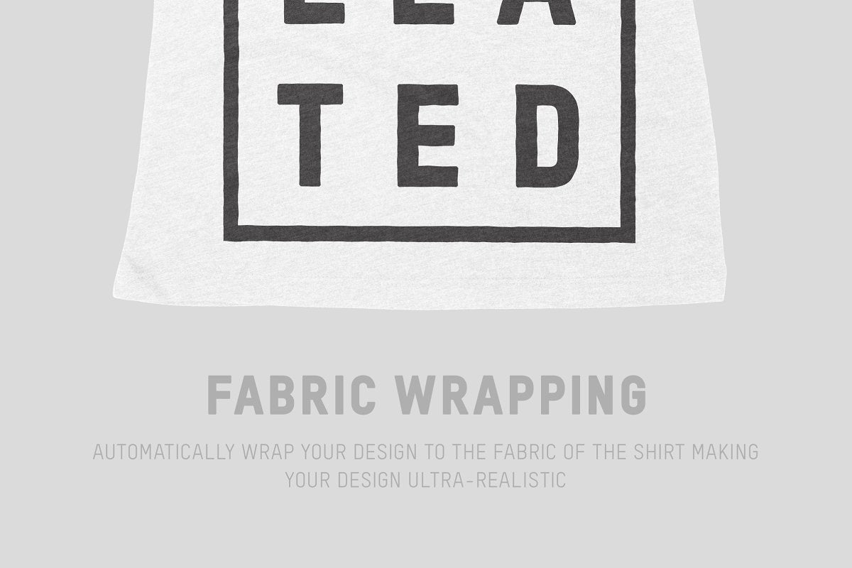 Bella + Canvas 8435 Triblend V-Neck Mockups