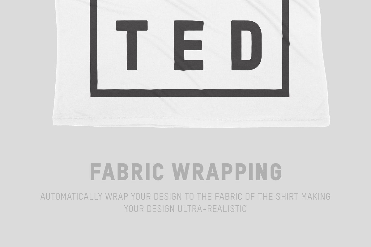 Bella + Canvas 8818 Flowy Pocket T-Shirt Mockups
