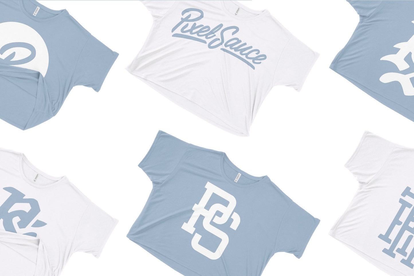 Bella + Canvas 8881 Flowy Boxy T-Shirt Mockups