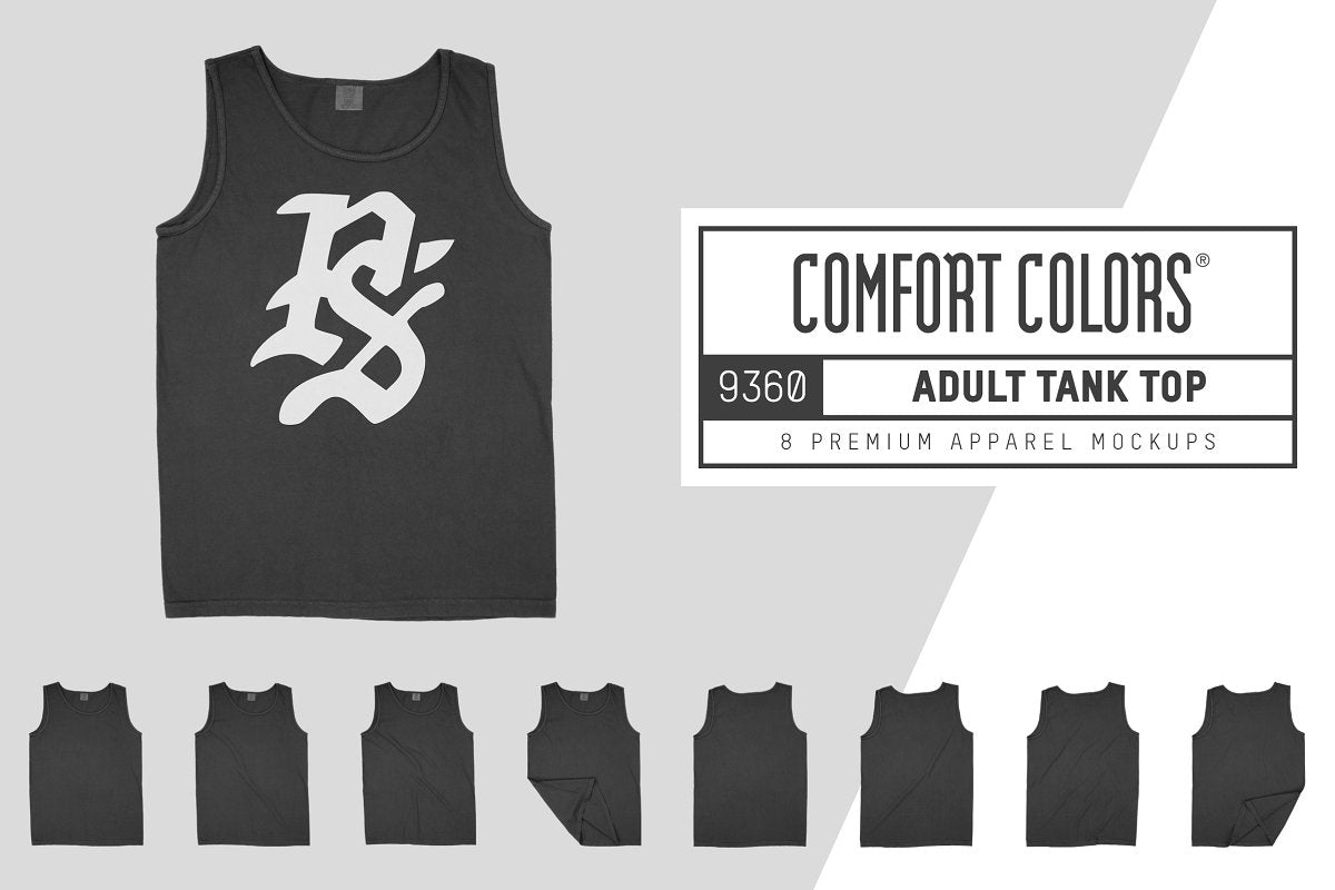 Comfort Colors 9360 Tank Top Mockups