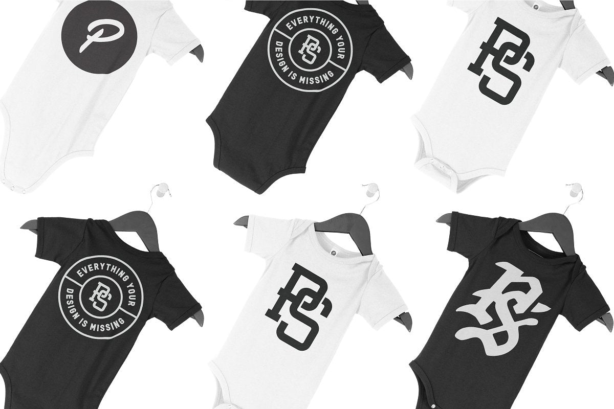 Hanging Baby Onesie Mockups