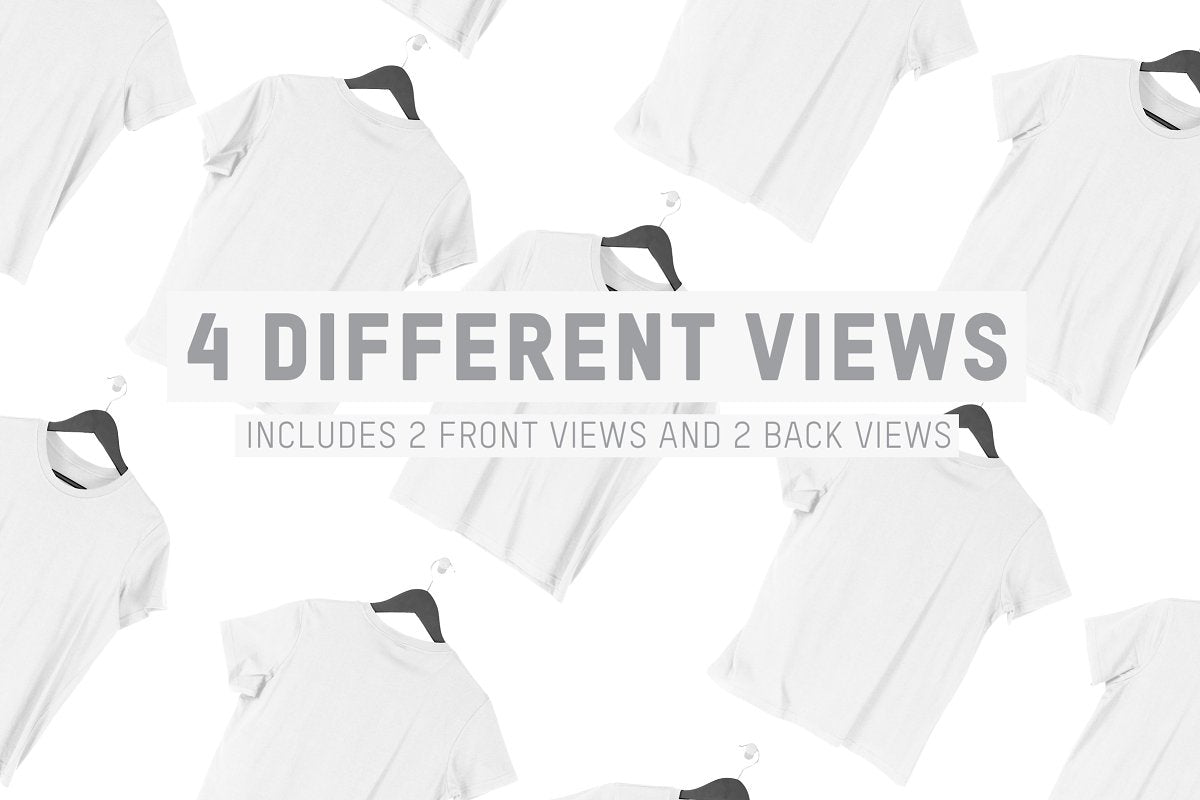 Hanging Women's T-Shirt Mockups