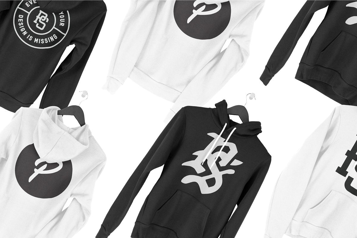 Hanging Pullover Hoodie Mockups