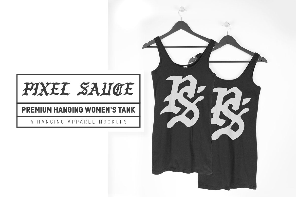 Hanging Women's Tank Mockups