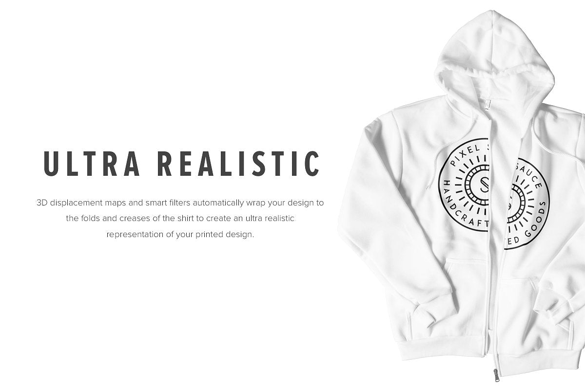 Premium Zip-Up Hoodie Mockups